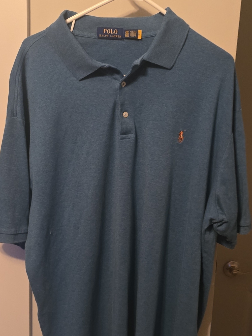 Polo by Ralph Lauren Men’s Classic Blue Polo Shirt